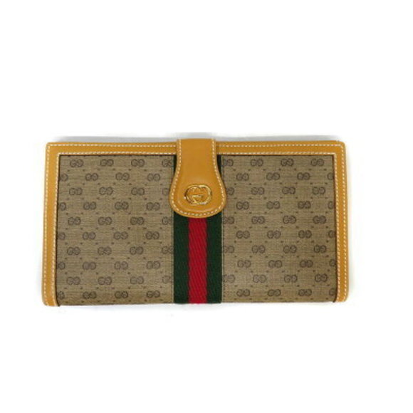 Gucci Wallet Black Leather GG Marmont - Picture 1 of 6